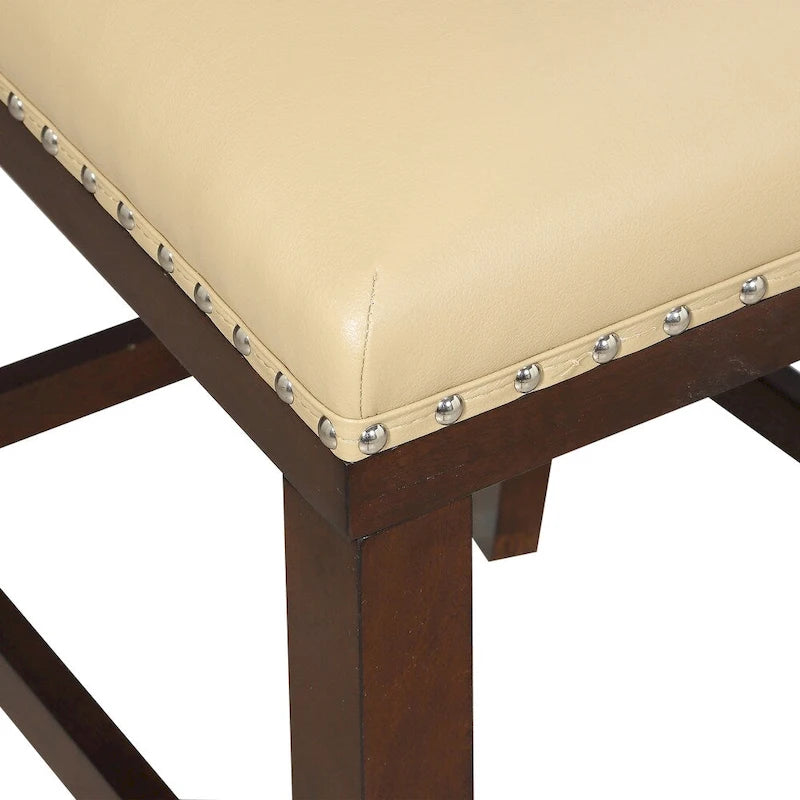 Tabouret haut rembourré