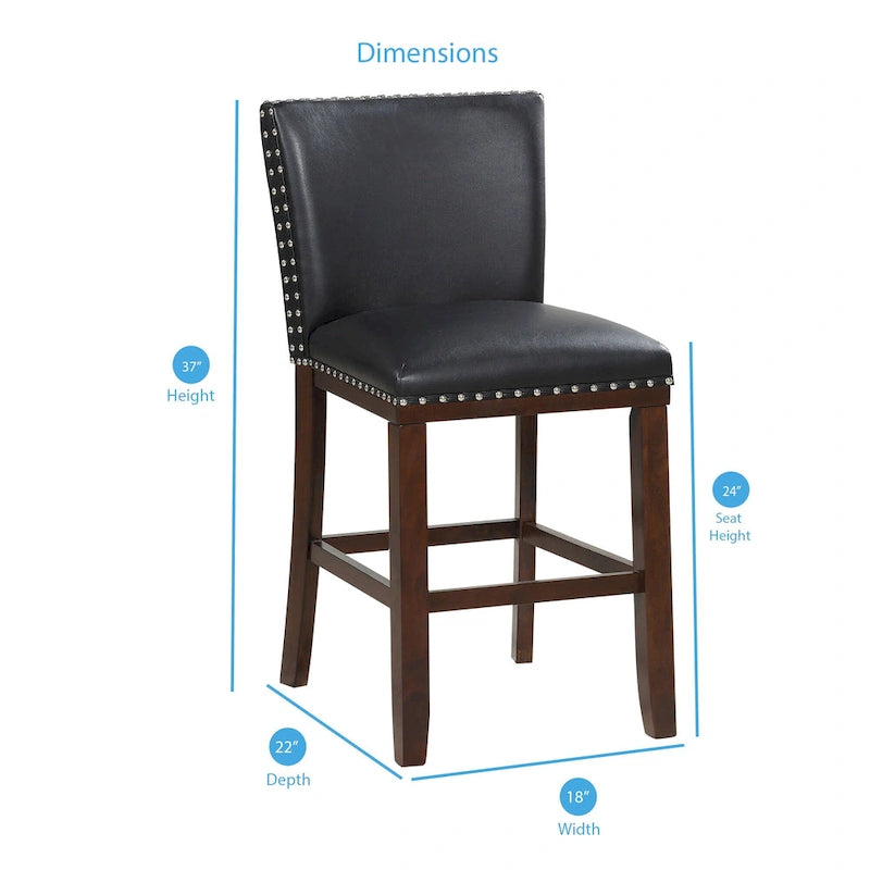 Tabouret haut rembourré