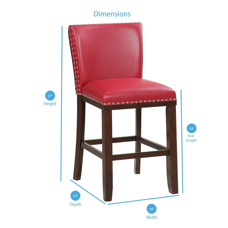 Tabouret haut rembourré
