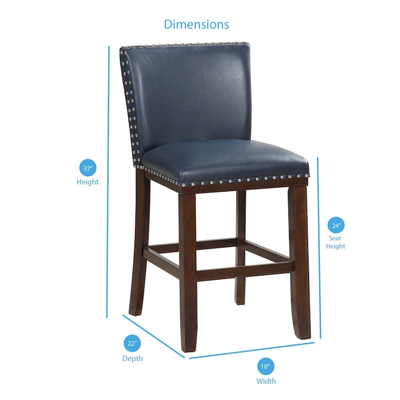 Tabouret haut rembourré