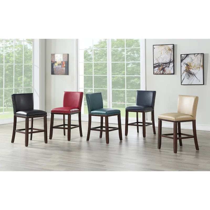 Tabouret haut rembourré