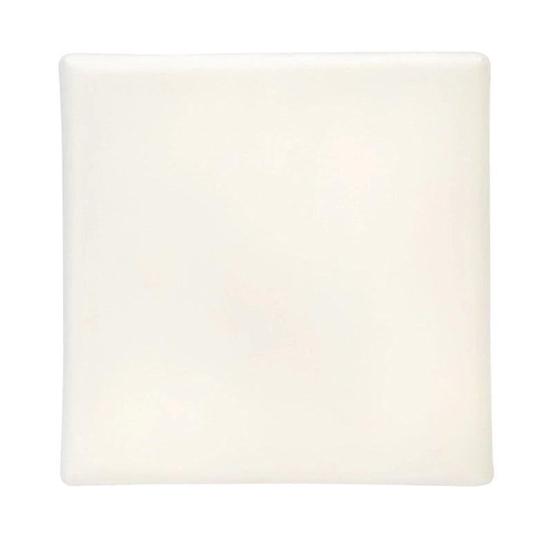 Pouf carré en velours luxueux