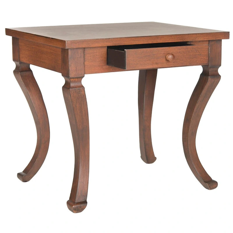 Table d'appoint de rangement marron