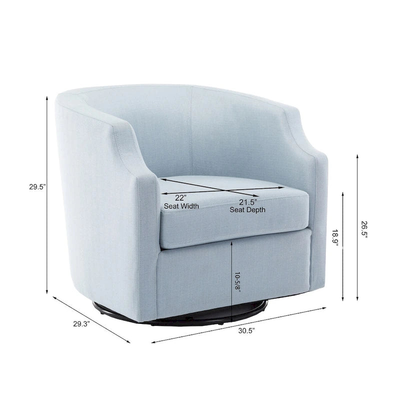 Fauteuil pivotant et inclinable pour salon
