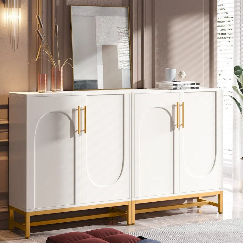 Buffet quatre portes moderne avec rangement