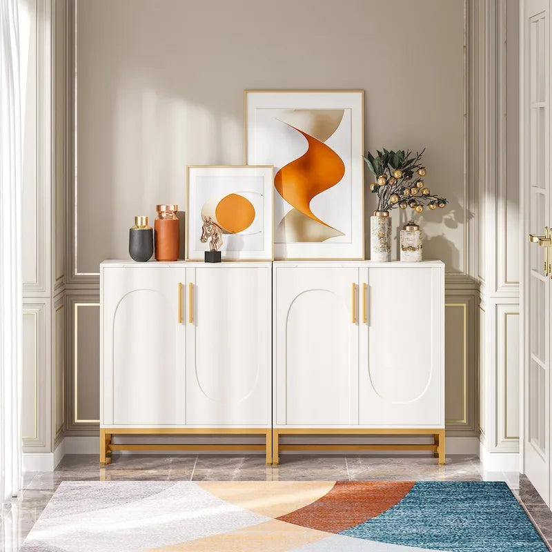 Buffet quatre portes moderne avec rangement
